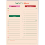 A5 Work Hard, Play Nice Daily Planner Pad