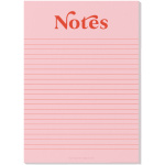 A5 Pink & Red Notepad