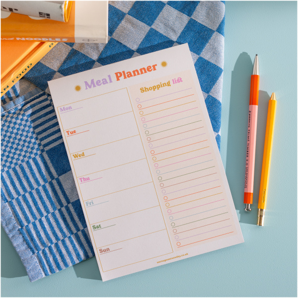 A5 Colourful Meal Planner and Shopping List - Image 3