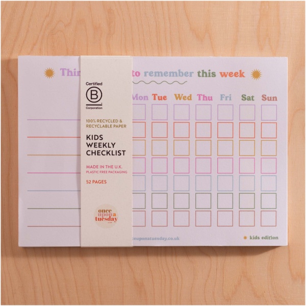 A5 Kids Weekly Planner Pad- Things I need to remember this week - Image 2