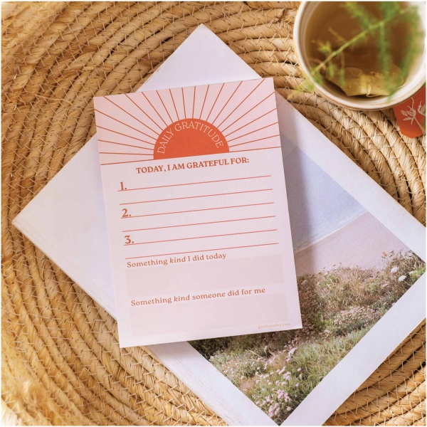 A6 Sun Ray Daily Gratitude Pad - Image 5