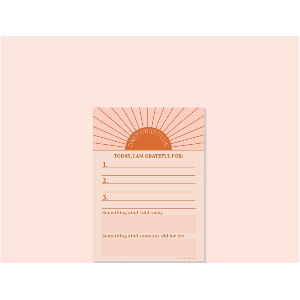 A6 Sun Ray Daily Gratitude Pad - Image 4