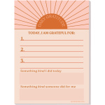 A6 Sun Ray Daily Gratitude Pad