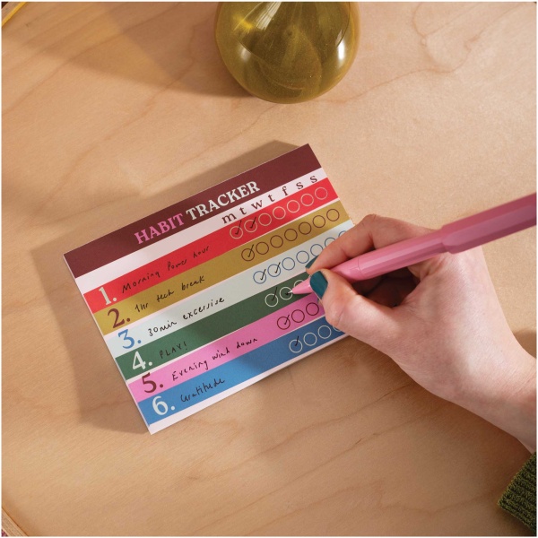 A6 Work Hard, Play Nice Habit Tracker - Image 5
