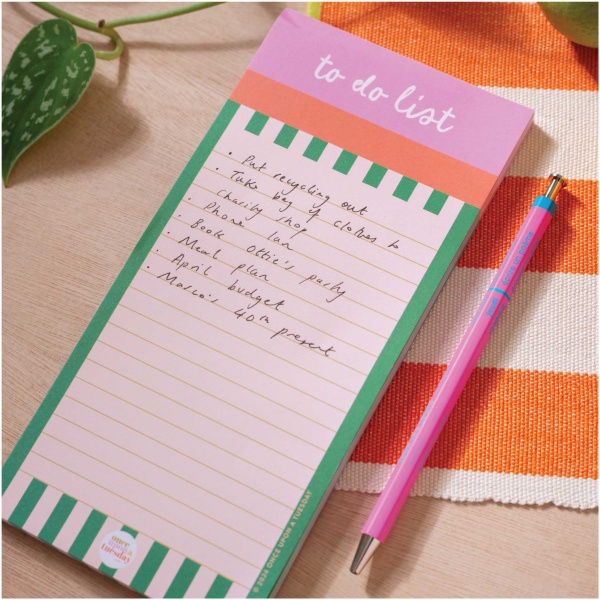 Cabana Stripe To Do List Pad - Image 4
