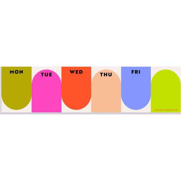 Bright Arches Keyboard Pad Weekly Planner - Image 2