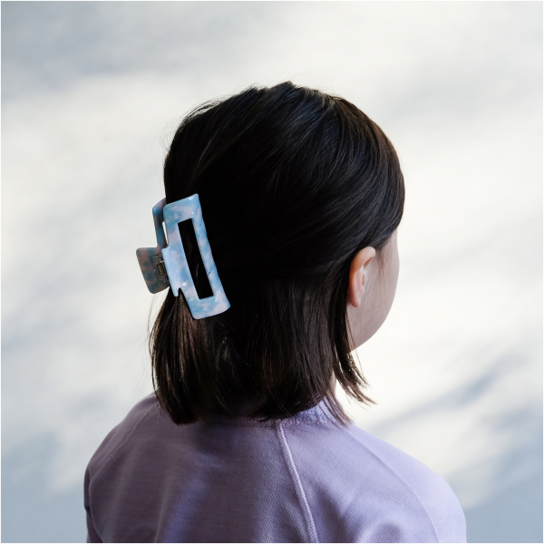 Large claw clip - blue - Image 2