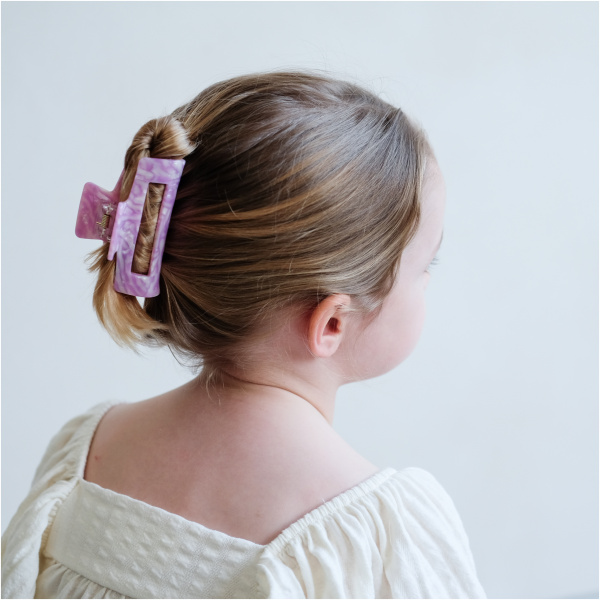 Large claw clip - pink - Image 2