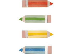 Colouring pencil clips
