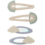 Rainbow & cloud clips