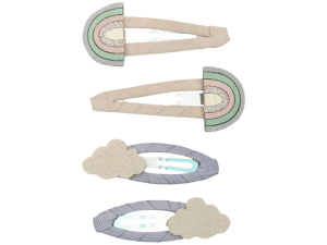 Rainbow & cloud clips