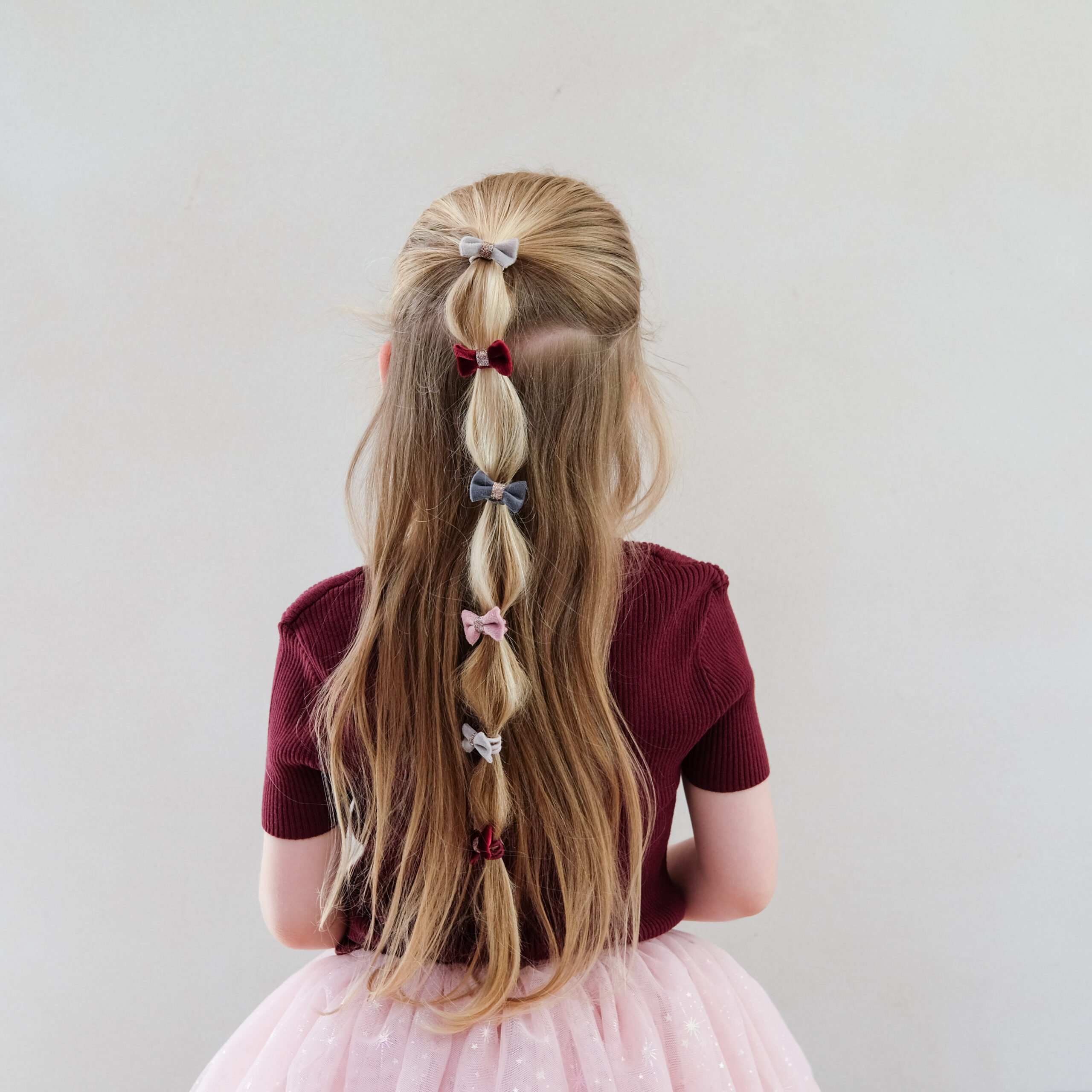 Christmas Velvet Bow Ponies - Image 2