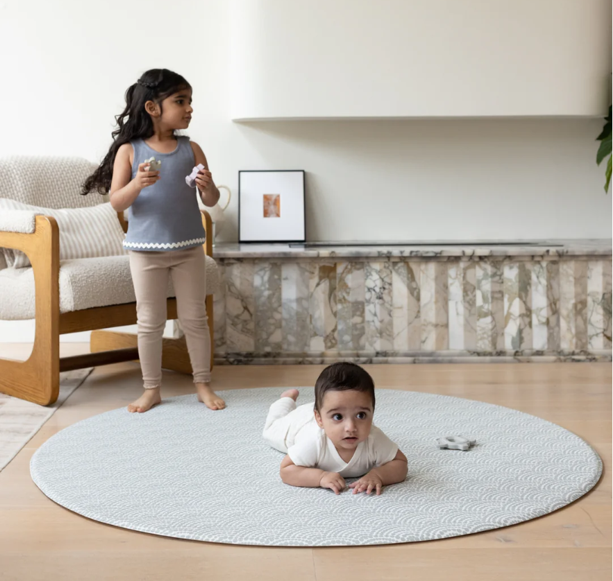 The Mariner & Roamer Round Playmat by Totter + Tumble