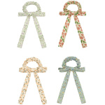 Floral Bow Scrunchies