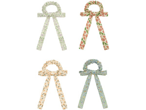 Floral Bow Scrunchies
