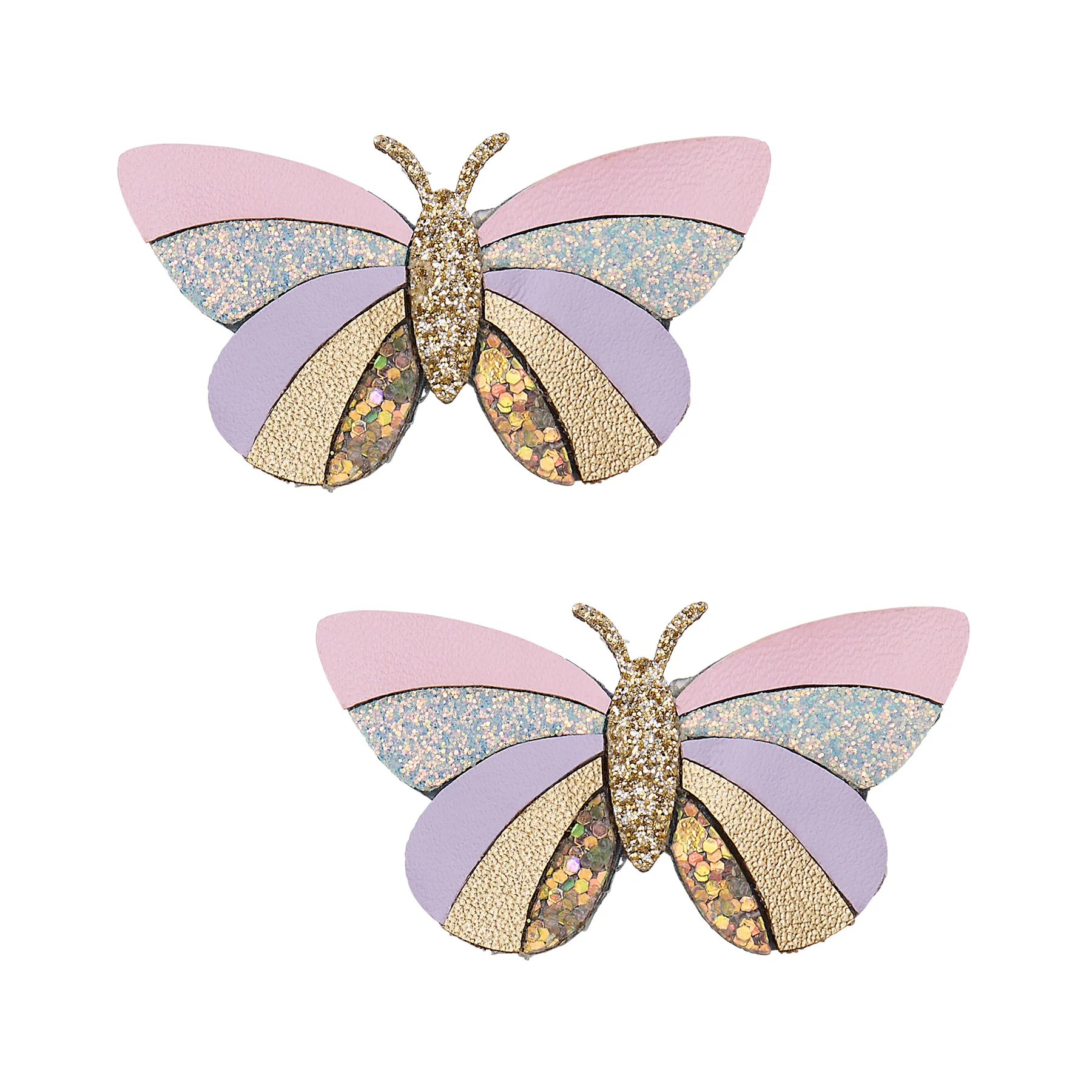 Striped Butterfly Clips