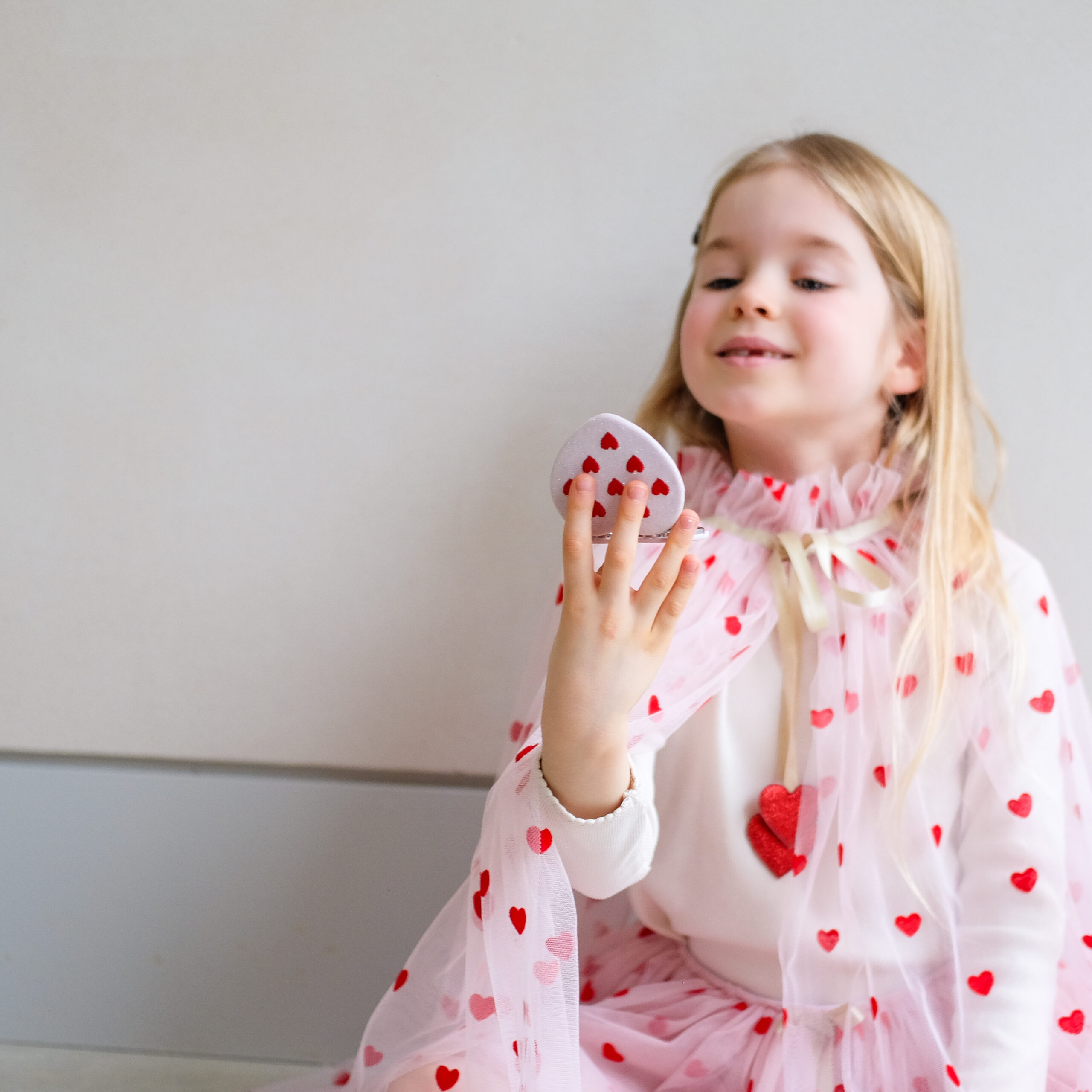 Heart Print Cape - Image 3