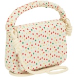 Heart Print Top Handle Bag