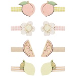 Peachy Citrus Mini Clips