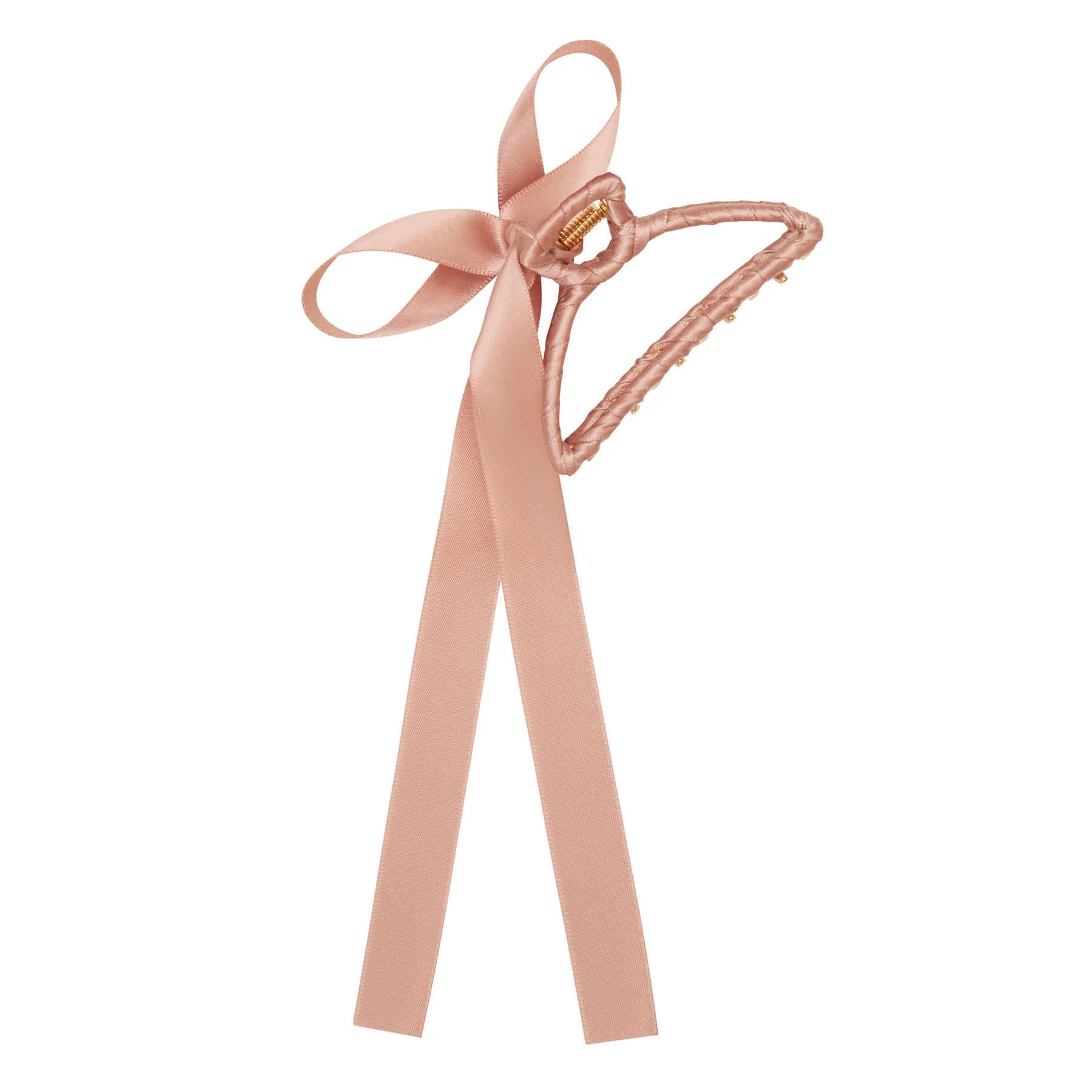 Ribbon Wrapped Claw Clip