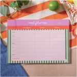 A4 Cabana Stripe Meal Planner Pad