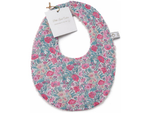 Petite Lamb Liberty of London Bib - Dark Floral