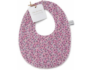 Petite Lamb Liberty of London Bib - Pink Floral