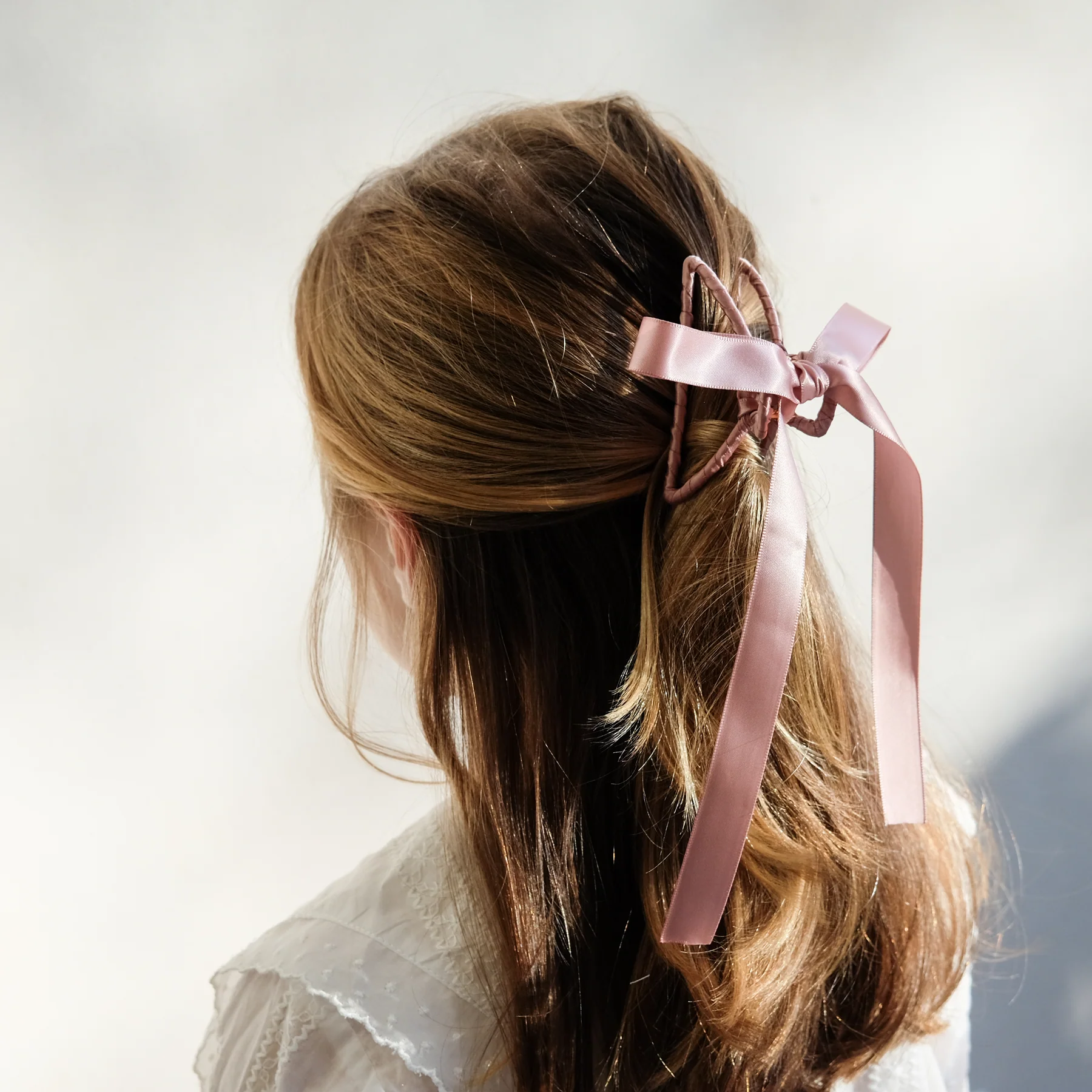 Ribbon Wrapped Claw Clip - Image 3