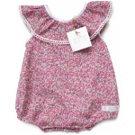 Liberty of London Romper - Dark Pink