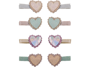 Scalloped Heart Salon Hair Clips (AW26)