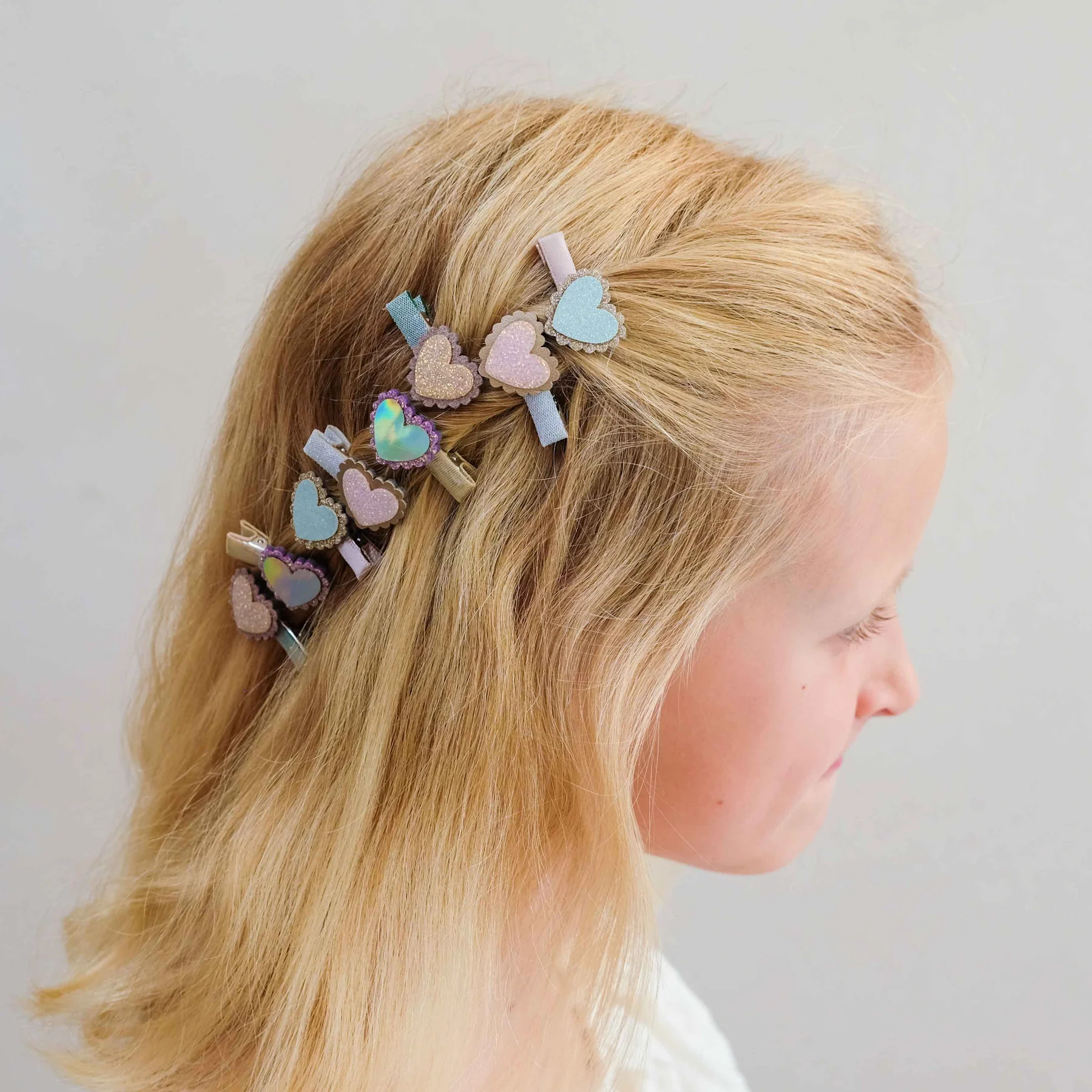 Scalloped Heart Salon Hair Clips (AW26) - Image 2
