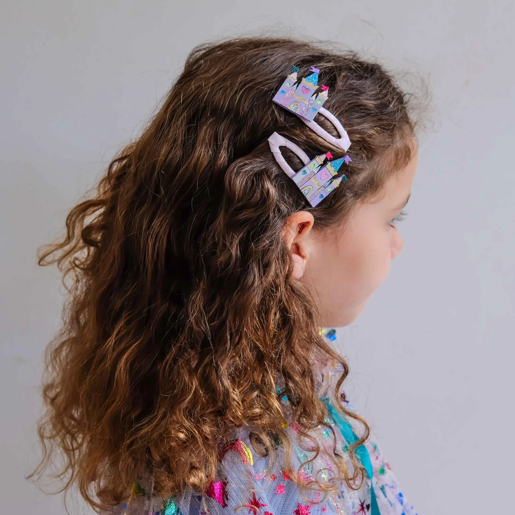 Rainbow Castle Hair Clips (AW26) - Image 4