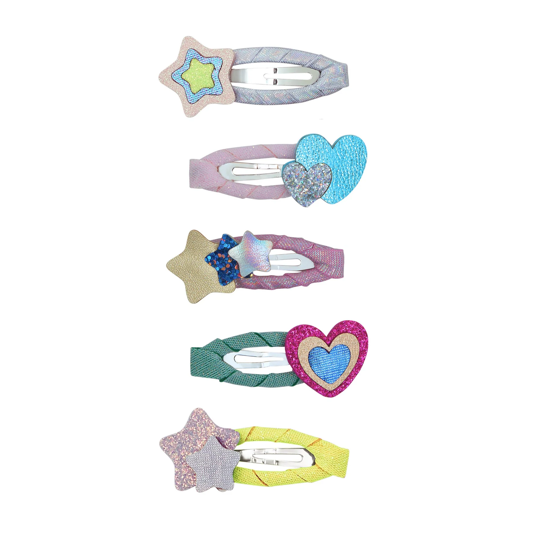 Layered Hearts And Stars Mini Hair Clips (AW26)