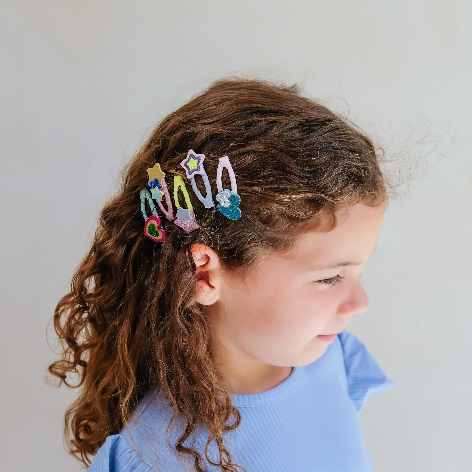Layered Hearts And Stars Mini Hair Clips (AW26) - Image 3