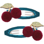 Pom Pom Cherries Hair Clips (AW26)