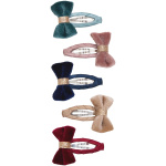 Tinkerbell Velvet Bow Mini Hair Clips (AW26)