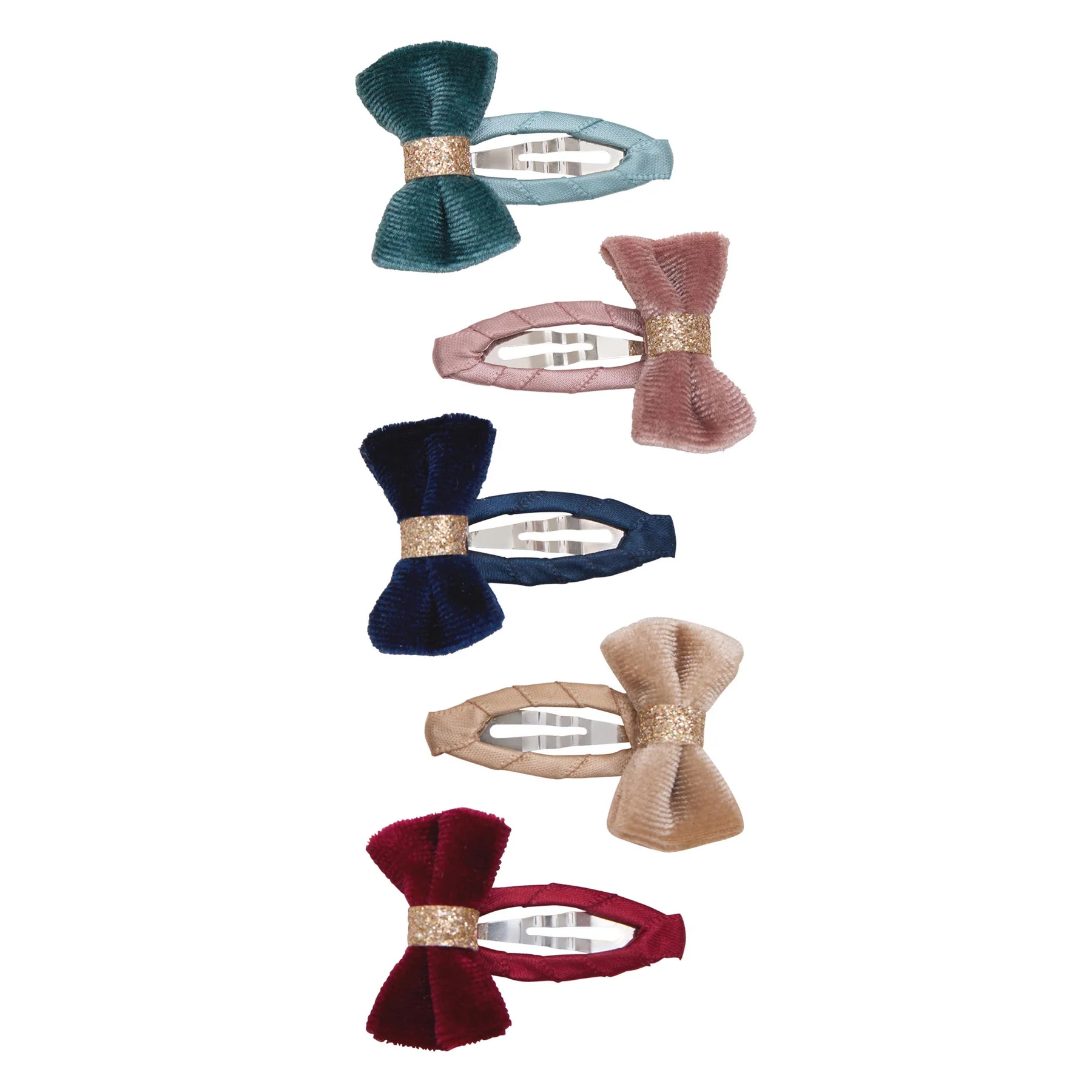 Tinkerbell Velvet Bow Mini Hair Clips (AW26)
