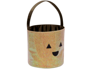 Glitter Pumpkin Trick Or Treat Bag (AW26)