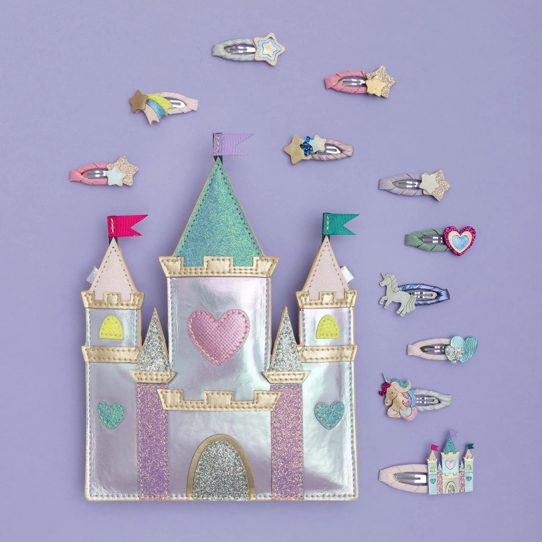 Rainbow Castle Hair Clips (AW26) - Image 6
