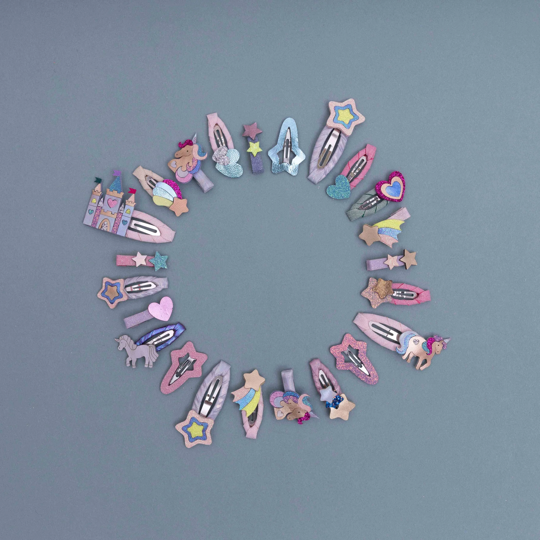 Rainbow Castle Hair Clips (AW26) - Image 5